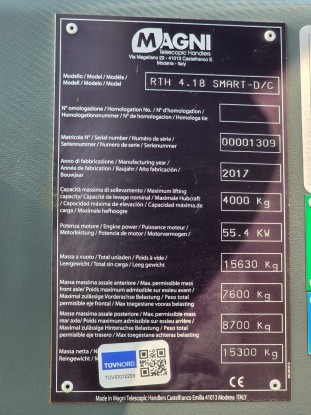 MAGNI RTH 4.18 Rotacioni teleskopski viličar [11]