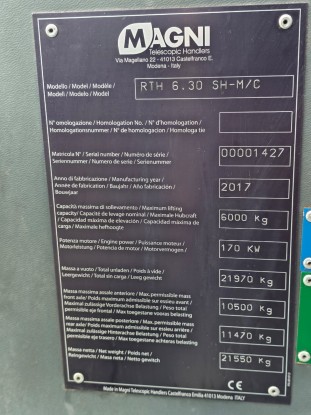 MAGNI RTH 6.30 Rotacioni teleskopski viličar [5]