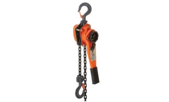 Chain hoist with lever