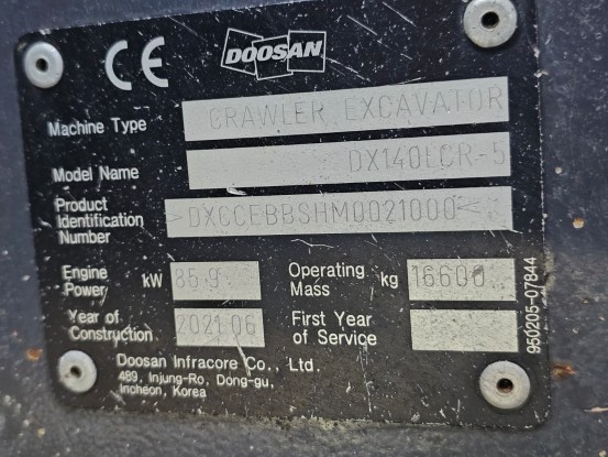 DOOSAN DX140LCR-5 [14]